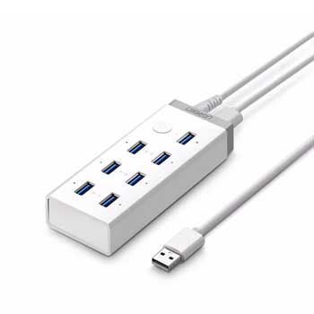 HUB USB 7 Cổng USB 3.0 Ugreen 20296 (Nguồn 12V)