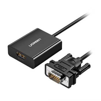 Cáp Chuyển VGA sang HDMI + Audio 3.5mm Ugreen 60814