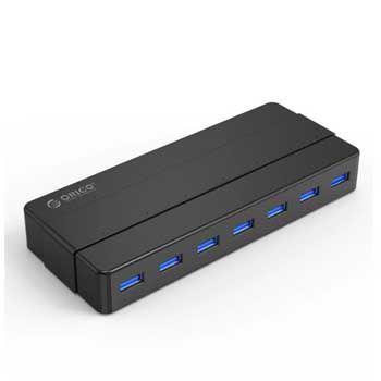 Bộ chia USB HUB 7 cổng USB 3.0 - ORICO H7928-U3-V1-EU-BK-BP (Dài 1m)
