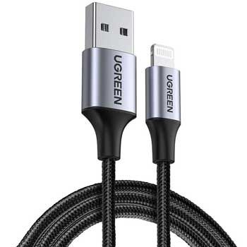 Cáp sạc và truyền dữ liệu USB - Lightning Dài 1m UGREEN 60156